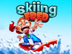 Logħba Skiing Fred onlajn
