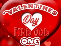Logħba Valentines Day Find Odd One onlajn