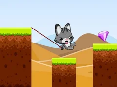 Logħba Swing Cat Endless Jump onlajn
