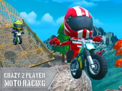 Logħba Crazy 2 Player Moto Racing onlajn