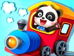 Logħba Baby Panda Train Driver onlajn