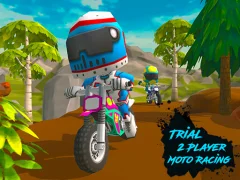 Logħba Trial 2 Player Moto Racing onlajn