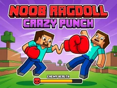 Logħba Noob Ragdoll: Crazy Punch onlajn