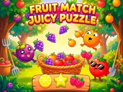 Logħba Fruit Match Juicy Puzzle onlajn