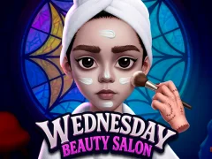 Logħba Wednesday Addams Beauty Salon onlajn