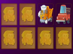 Logħba Cartoon Trucks Memory onlajn