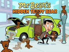 Logħba Mr Bean Car Hidden Teddy Bear onlajn