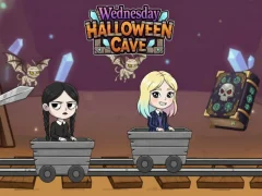 Logħba Wednesday Halloween Cave onlajn