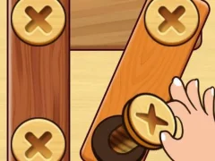 Logħba Screw Nuts & Bolts: Wood Solve onlajn