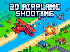 Logħba 2D Airplane Shooting onlajn