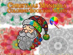 Logħba Christmas Mandala Coloring Book for Adults onlajn