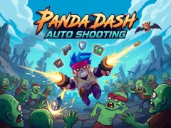 Logħba Panda Dash Auto Shooting onlajn