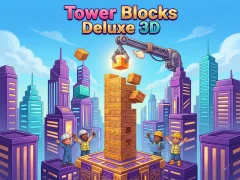 Logħba Tower Blocks Deluxe 3D onlajn
