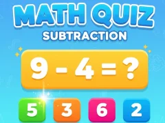 Logħba Math Quiz - Subtraction onlajn