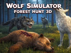 Logħba Wolf Simulator Forest Hunt 3D onlajn