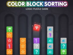 Logħba Color Block Sorting onlajn