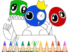 Logħba Rainbow Friends Coloring Book onlajn