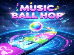 Logħba Music Ball Hop onlajn