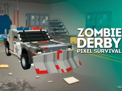 Logħba Zombie Derby Pixel Survival onlajn