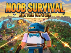 Logħba Noob Survival: Battle Royale onlajn