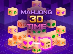 Logħba Mahjong 3D Time onlajn