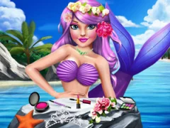 Logħba Princess Mermaid Makeup Style onlajn