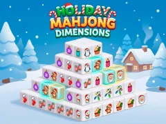 Logħba Holiday Mahjong Dimensions onlajn