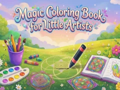 Logħba Magic Coloring Book for Little Artists onlajn