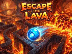 Logħba Escape the lava onlajn