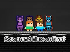 Logħba Steve and Alex vs Fnaf onlajn