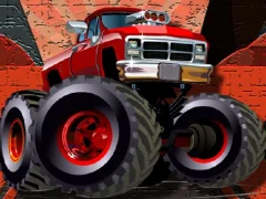 Logħba Crazy Monster Trucks Puzzle onlajn