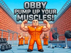 Logħba Obby Pump Up Your Muscles! onlajn