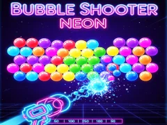 Logħba Bubble Shooter Neon onlajn