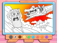 Logħba Coloring Book: Bombardino Crocodilo onlajn
