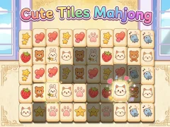 Logħba Cute Tiles Mahjong onlajn
