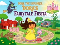 Logħba Dora The explorer Dora's Fairytale Fiesta onlajn