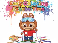 Logħba Easy Coloring Labubu Time onlajn