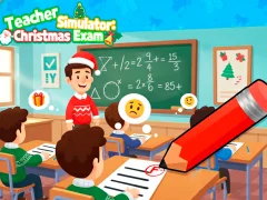 Logħba Teacher Simulator Christmas Exam onlajn