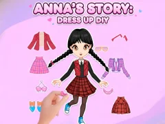 Logħba Anna's Story: Dress Up DIY onlajn