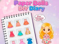 Logħba Paper Dolls DIY Diary onlajn