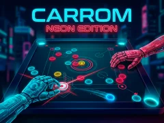 Logħba Carrom Neon Edition onlajn