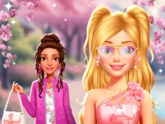 Logħba Bffs Cherry Blossom Celebration onlajn