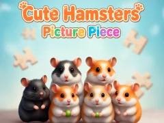 Logħba Cute Hamsters Picture piece onlajn