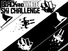 Logħba Black and White Ski Challenge onlajn