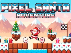 Logħba Pixel Santa Adventure onlajn