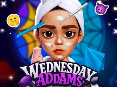 Logħba Wednesday Addams Beauty Salon onlajn