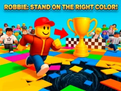 Logħba Robbie: Stand on the Right Color! onlajn
