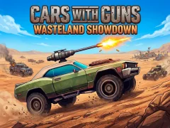 Logħba Cars with Guns: Wasteland Showdown onlajn