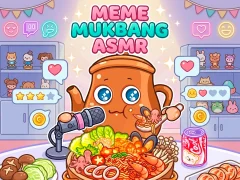 Logħba Meme Mukbang ASMR Game onlajn
