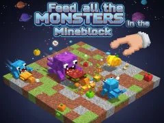 Logħba Feed all the MONSTERS in the Mineblock onlajn